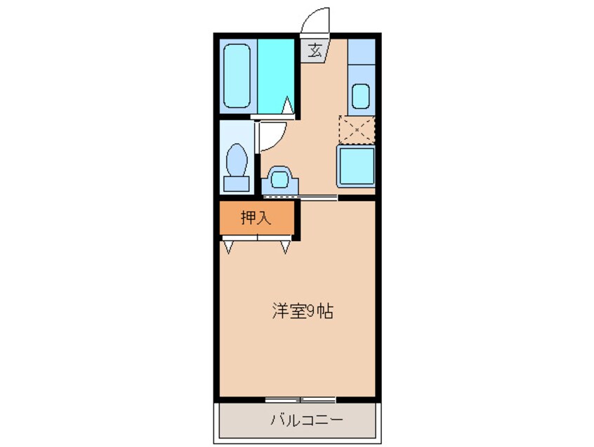 間取図 エルジ－ナ