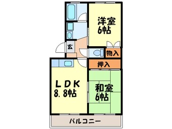 間取図 エステ－トＹＭ