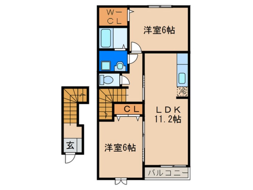 間取図 ファミ－ユ・Ｈ１