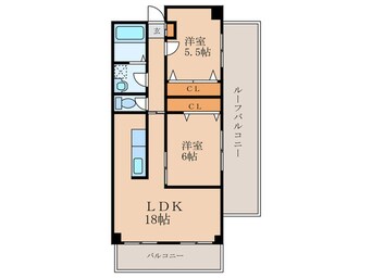 間取図 エルスタンザ別府