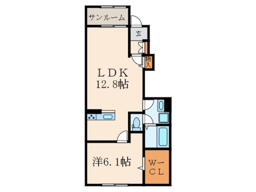 間取図 リヴァーサ　ヒル