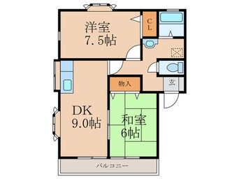 間取図 プラムフィールド