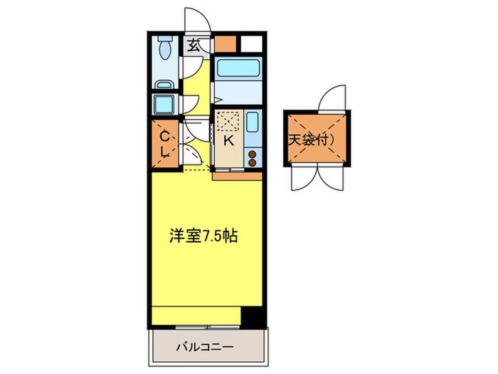 間取り図 エステ－トモア浄水通り