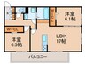 D-room五十川 2LDKの間取り