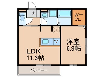 間取図 D-room五十川