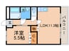 花みずき 1LDKの間取り