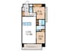 THE　SQUARE・Royal　Terrace 2LDKの間取り