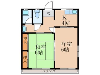 間取図 平恒アパート