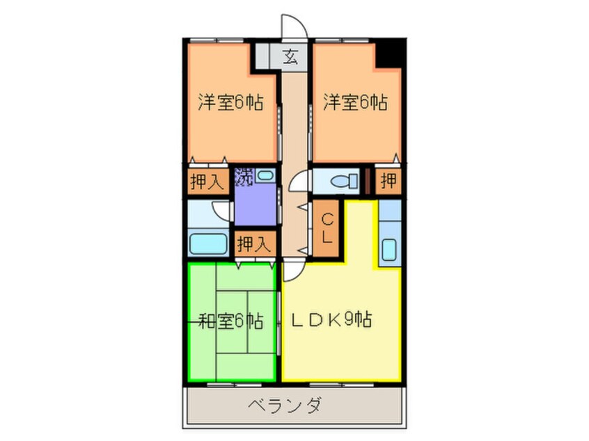 間取図 サンヴィレッジＯＭ