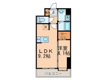 間取図 ネストピア博多駅前Ⅱ（503）