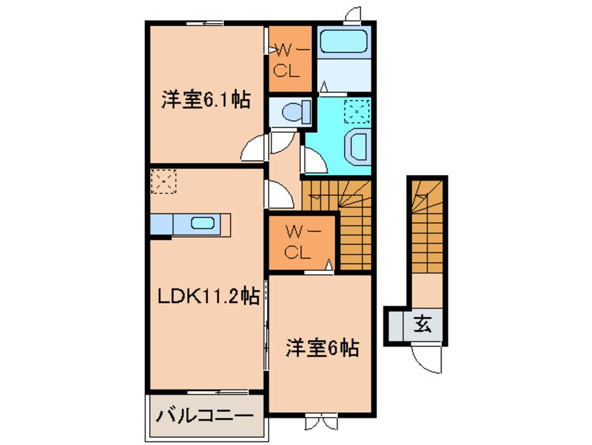 間取図 ピュアコート