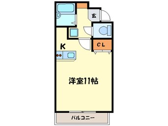 間取図 サフィ－ル高宮