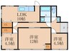 沖田貸家 3LDKの間取り