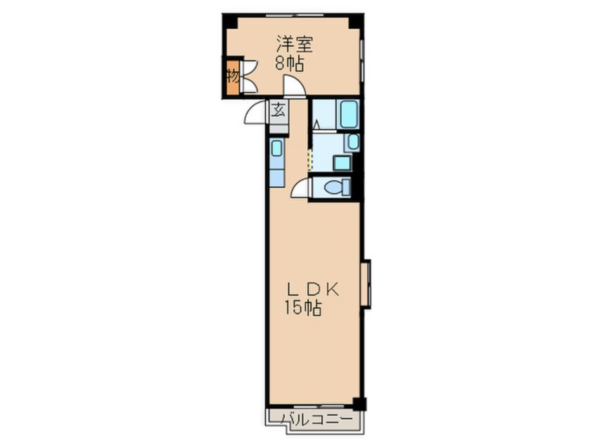 間取図 ｴﾄﾗﾝｾﾞ宮本XⅡ