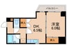 日宝エミール西千石 1DKの間取り