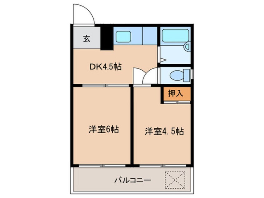 間取図 PLEAST愛宕Ⅲ