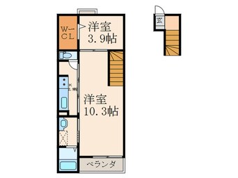 間取図 ワイツー・アパートメント