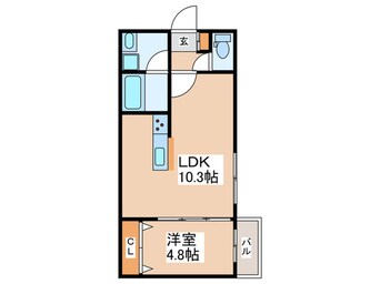 間取図 ソラボン二日市中央