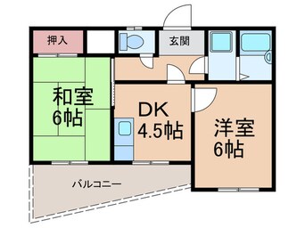 間取図 メゾンドジュネス寺塚