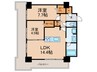 ラフィーネ博多南 2LDKの間取り