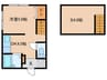 アクアリッチ 1DK+Sの間取り