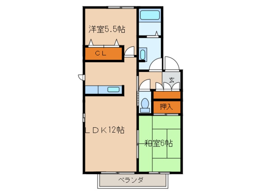 間取図 メイプルタウンＣ