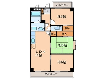 間取図 シャトル浩栄