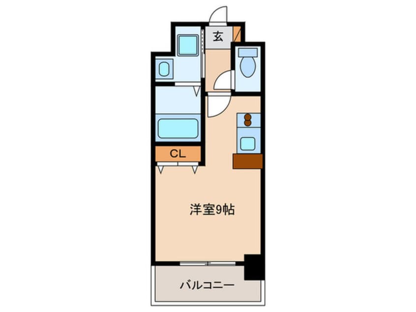 間取図 ステイツ姪浜駅前