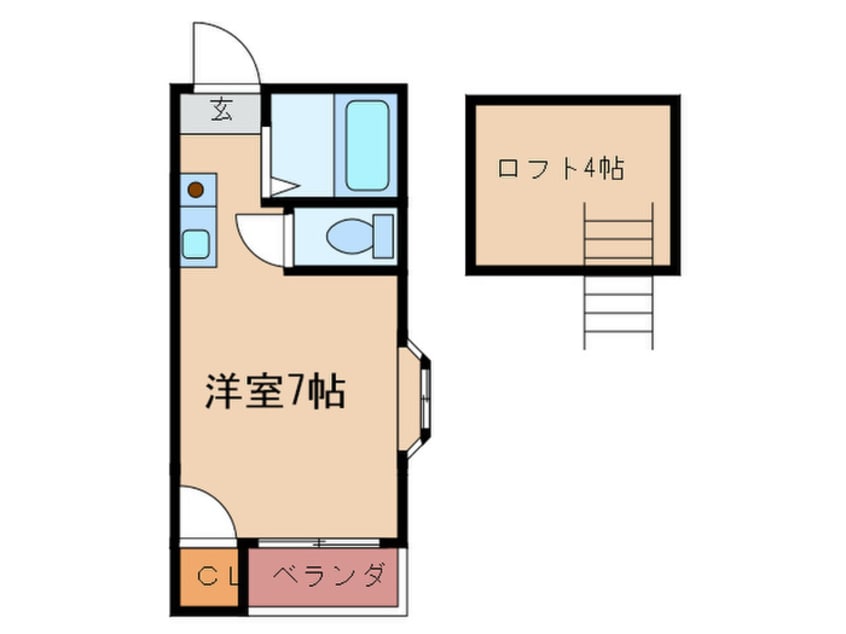 間取図 セ・ピア天神南