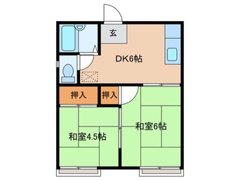 間取図 葉月コーポ