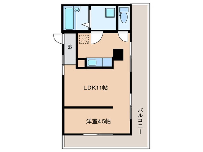 間取図 エルモス西新