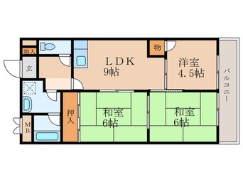 間取図 進藤第２ビル