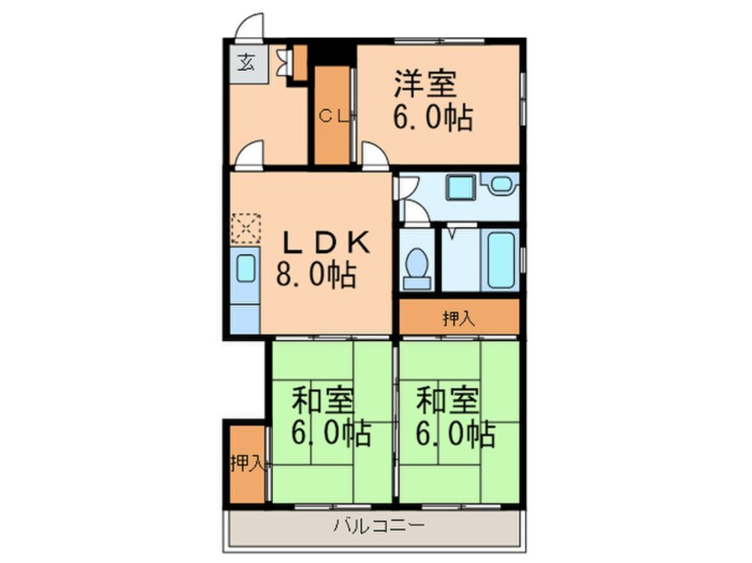 間取図 ＴＥＣＨ-1