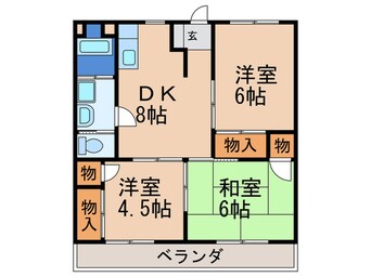 間取図 サンハイツ引野口