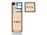 Ｎｏ．１２ラ・フェスタ篠崎 1Kの間取り