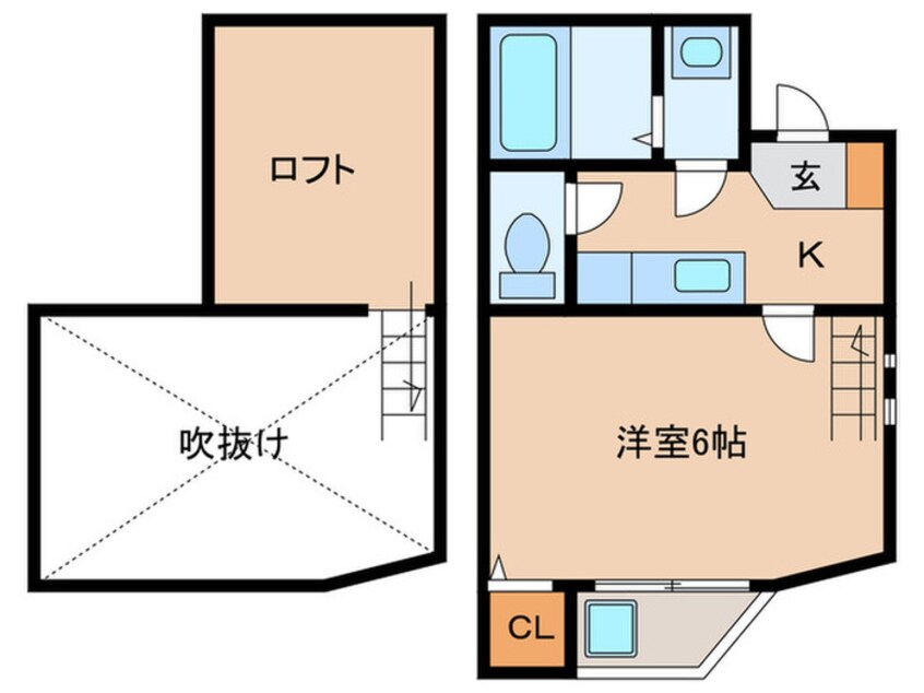 間取図 コンフォートベネフィス六本松Ⅰ