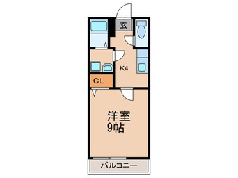 間取図 ﾌｫｰﾚｽﾄ笹原