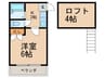 ウィンズ博多東 1Kの間取り