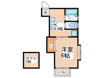 間取図 ロミネント二日市