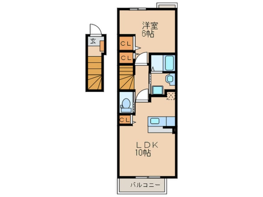 間取図 ベローナ春日野