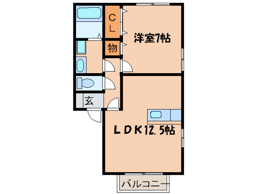間取図 Ｋ・ブロッサム