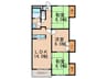 フォレスト多々良91 3LDKの間取り