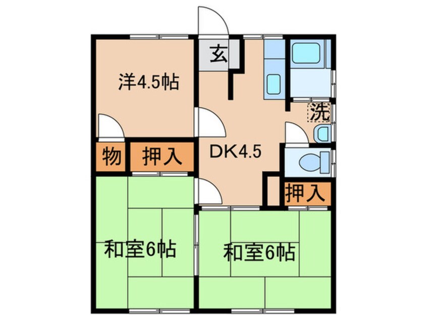 間取図 杉野コーポ