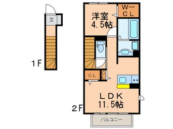間取図 ゆららⅡ