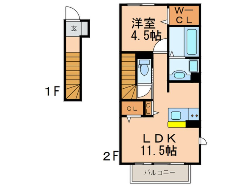 間取図 ゆららⅡ