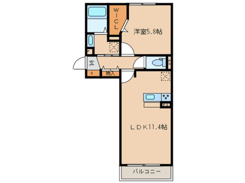 間取図 エミナール野間