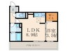 Grand soleil小倉北 1LDKの間取り