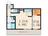 Grand soleil小倉北 1LDKの間取り