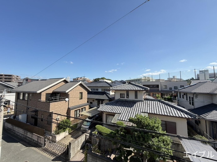 室内からの展望 リトルハイツ野間