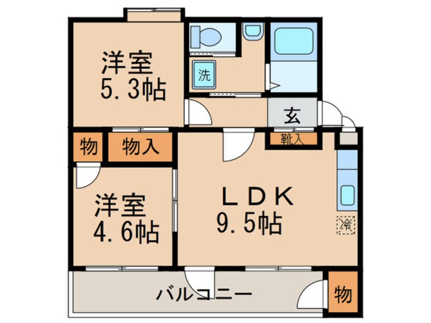 間取図 エリーナ千早